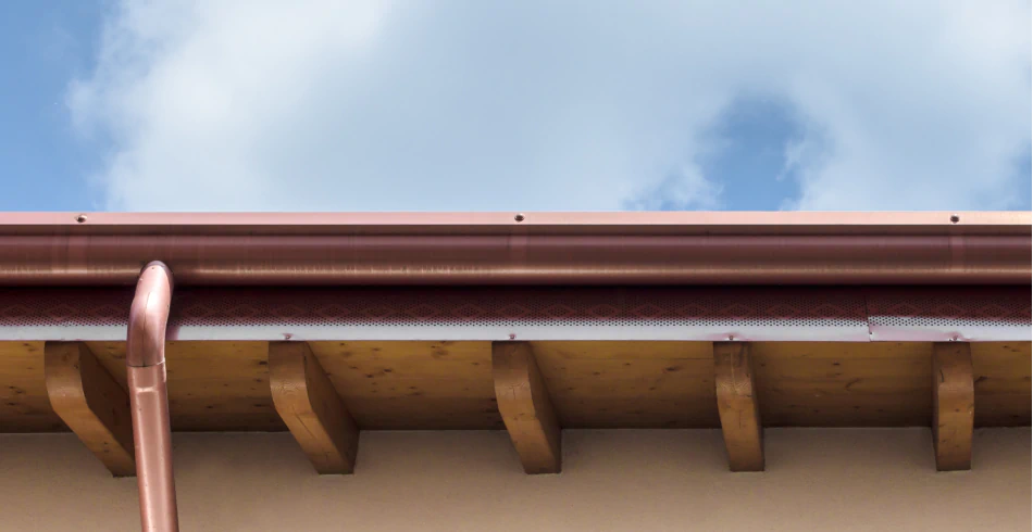 Copper Gutter Installation Copper Gutter Installation
