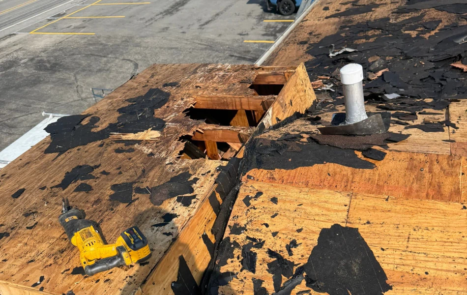 Storm Damage Roof Repair (1) Storm Damage Roof Repair (1)
